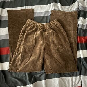 Brandy Melville Velvet Sweatpants
